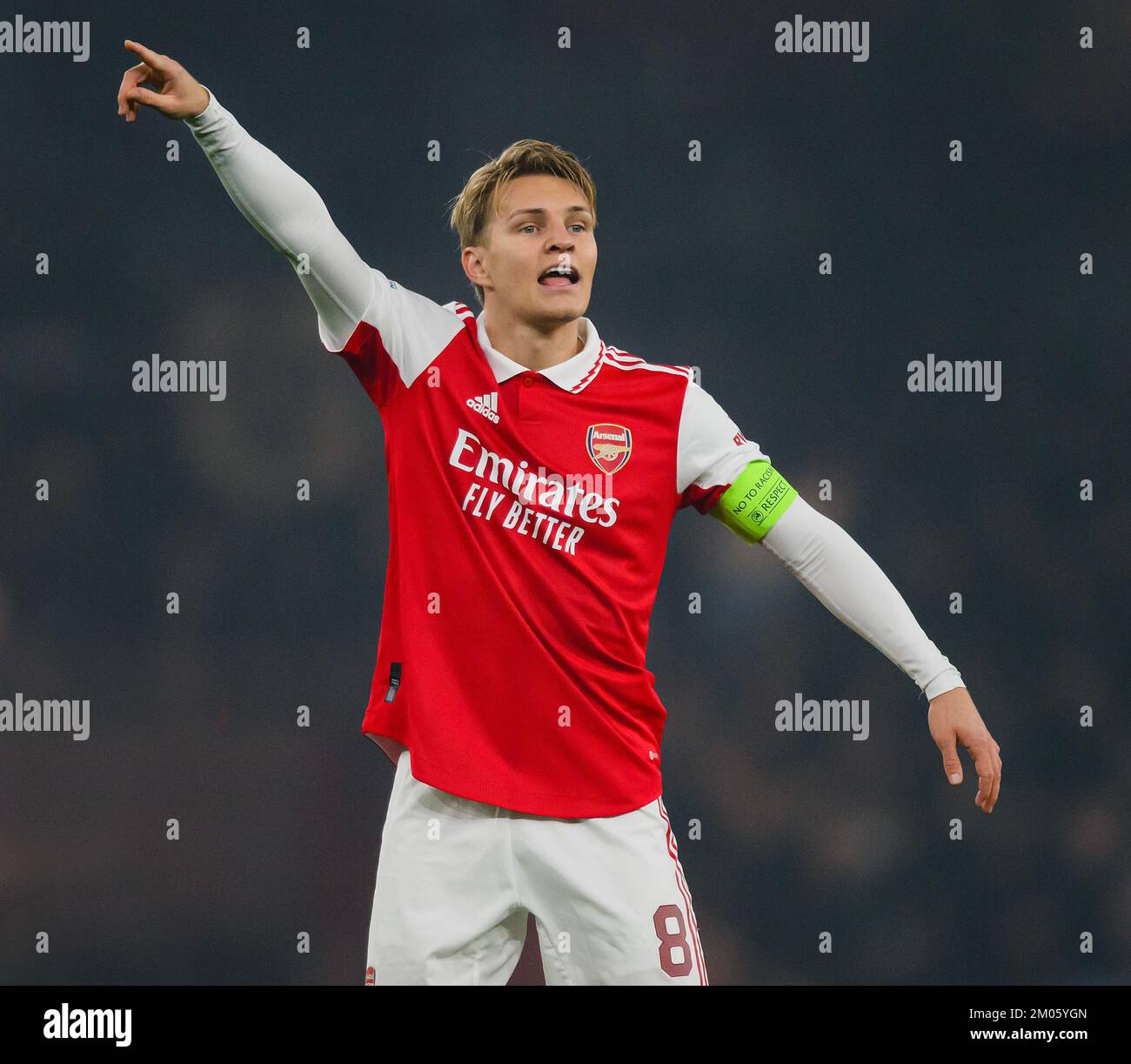 03. November 2022 - Arsenal / FC Zürich - UEFA Europa League - Gruppe A - Emirates Stadion Martin Odegaard von Arsenal während des Spiels gegen den FC Zürich Bild : Mark Pain / Alamy Stockfoto