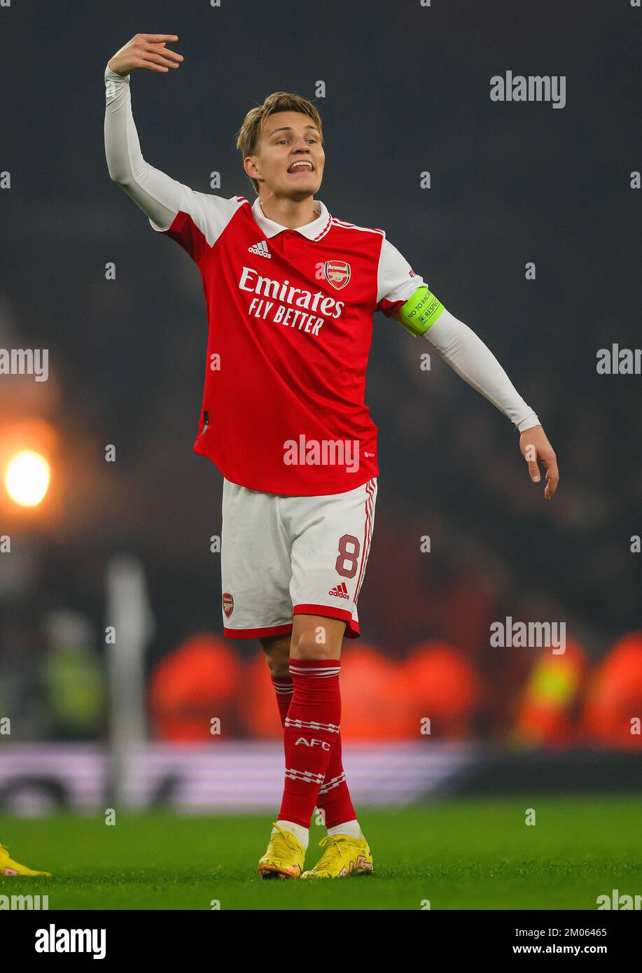 03. November 2022 - Arsenal / FC Zürich - UEFA Europa League - Gruppe A - Emirates Stadion Martin Odegaard von Arsenal während des Spiels gegen den FC Zürich Bild : Mark Pain / Alamy Stockfoto