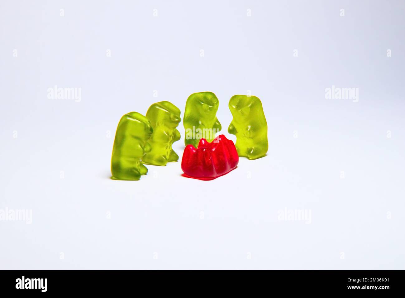 Er hat es nicht geschafft Stockfoto