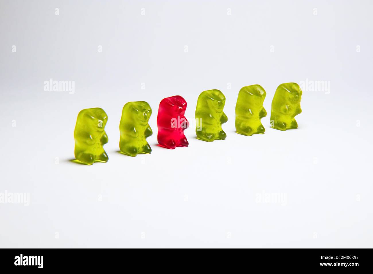 Nicht einer von uns Stockfoto