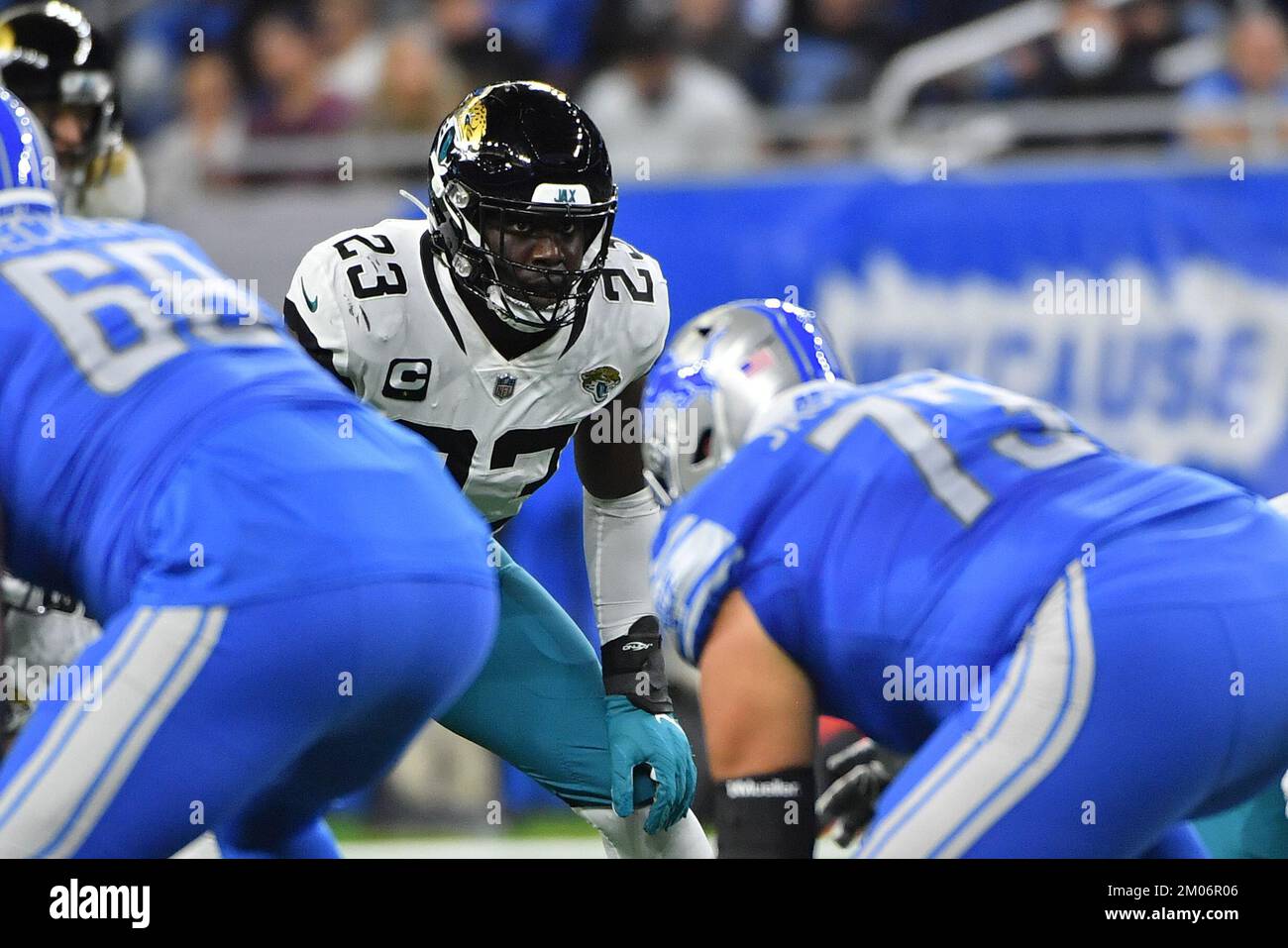 DETROIT, MI DEZEMBER 04 Jacksonville Jaguars Linebacker (23