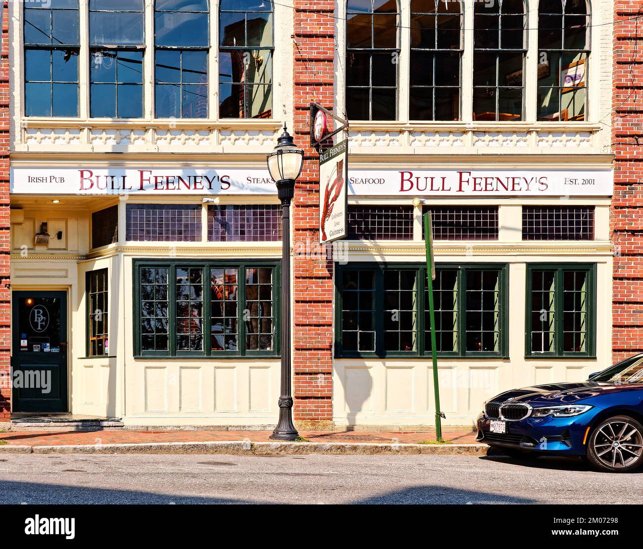Bull Feeneys Pub in Portland Stockfoto