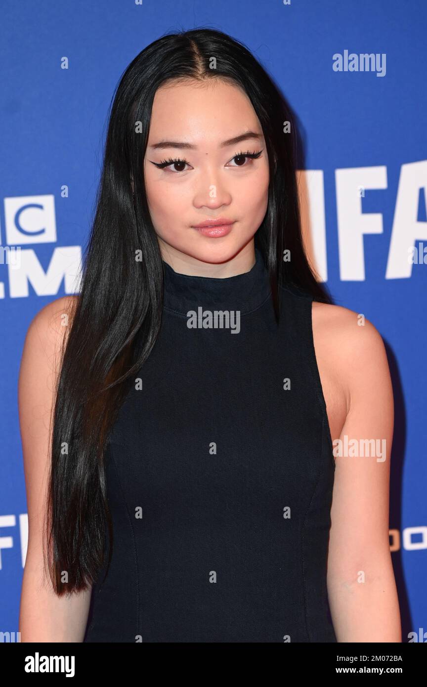 Old Billingsgate, London, Großbritannien. 4.. Dezember 2022: Callina Liang nimmt an den British Independent Film Awards 25. Teil. Kredit: Siehe Li/Picture Capital/Alamy Live News Stockfoto