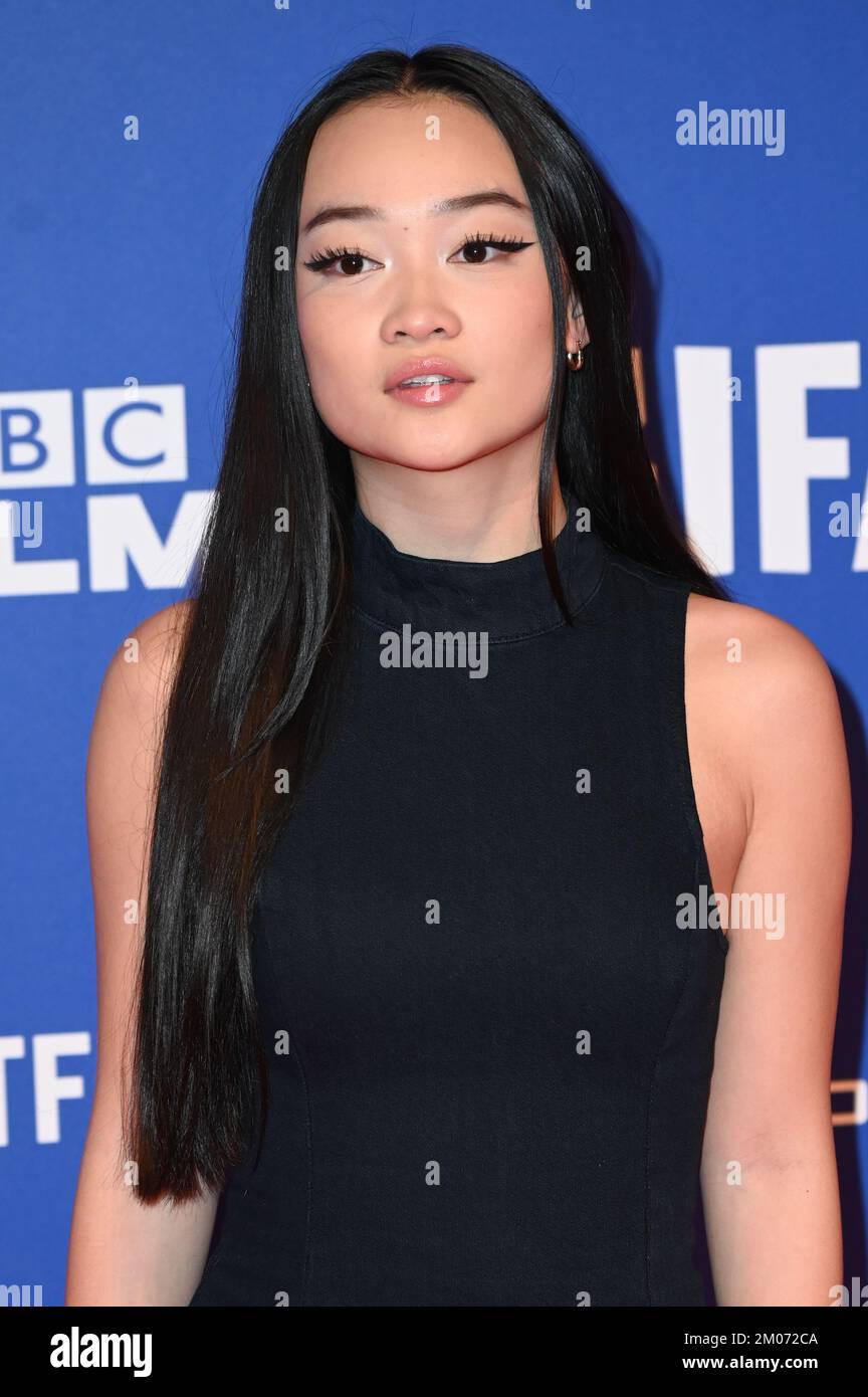 Old Billingsgate, London, Großbritannien. 4.. Dezember 2022: Callina Liang nimmt an den British Independent Film Awards 25. Teil. Kredit: Siehe Li/Picture Capital/Alamy Live News Stockfoto