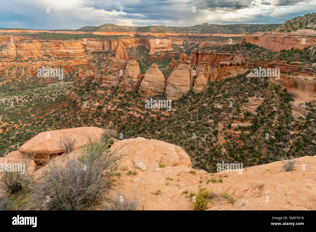 Die Cola-Öfen. Colorado National Monument, in der Nähe von Fruita, CO, USA, Ende September, Von Dominique Braud/Dembinsky Photo Assoc Stockfoto