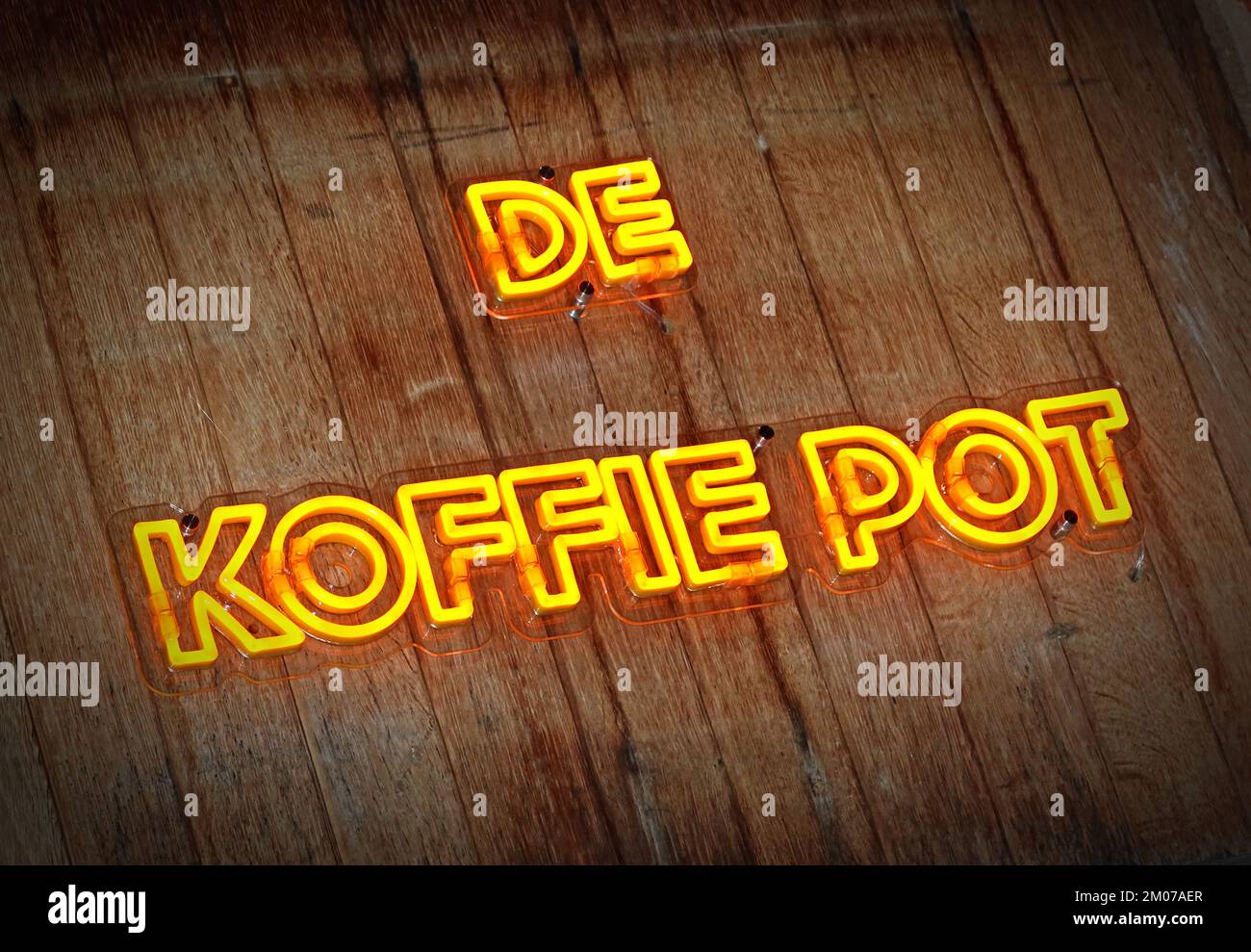De Koffie Pot, Bridge St, Hereford , Herefordshire, England, UK, HR4 9DG Stockfoto