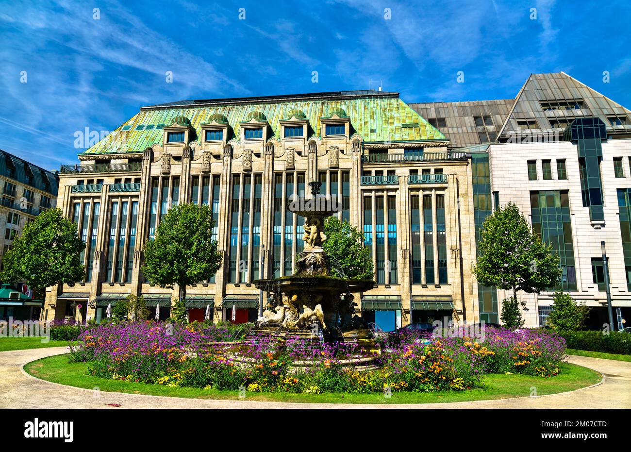 Kaufhof an der Ko, ein historischer Markt in Düsseldorf - Nordrhein-Westfalen Stockfoto