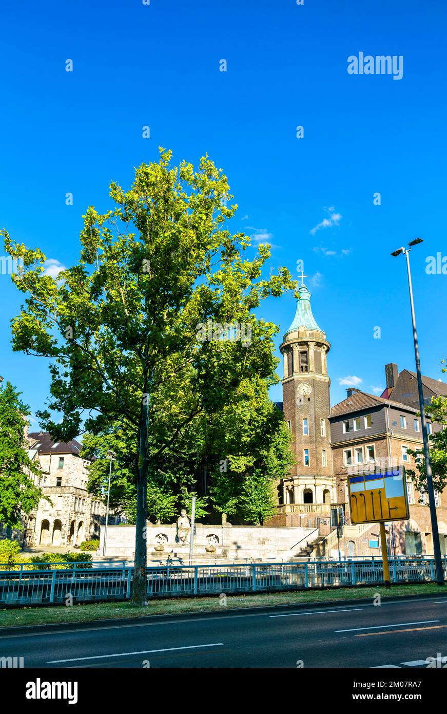 Friedenskirche, eine alte katholische Kirche in Essen - Nordrhein-Westfalen Stockfoto