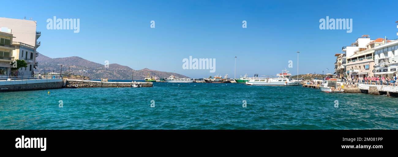 Agios Nikolaos, Kreta, Griechenland Stockfoto