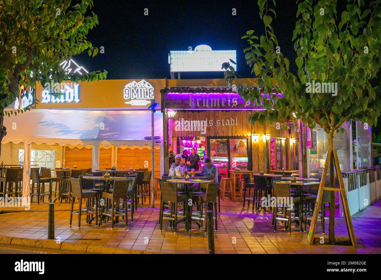 Krümels Stadl, Carrer Sebel, Paguera, Mallorca, Spanien Stockfoto