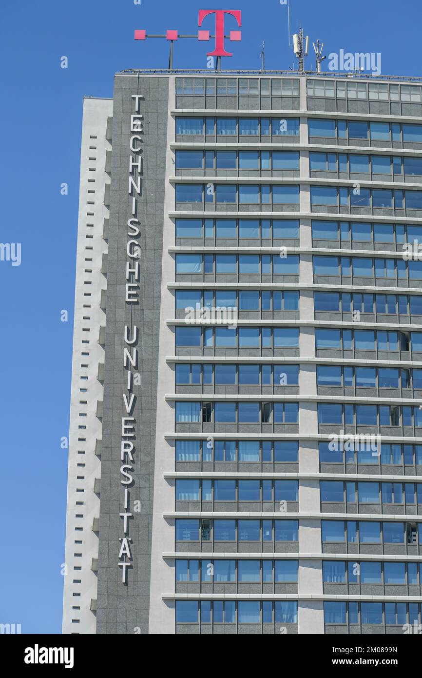 Telefunken-Hochhaus, Ernst-Reuter-Platz, Charlottenburg, Berlin, Deutschland Stockfoto