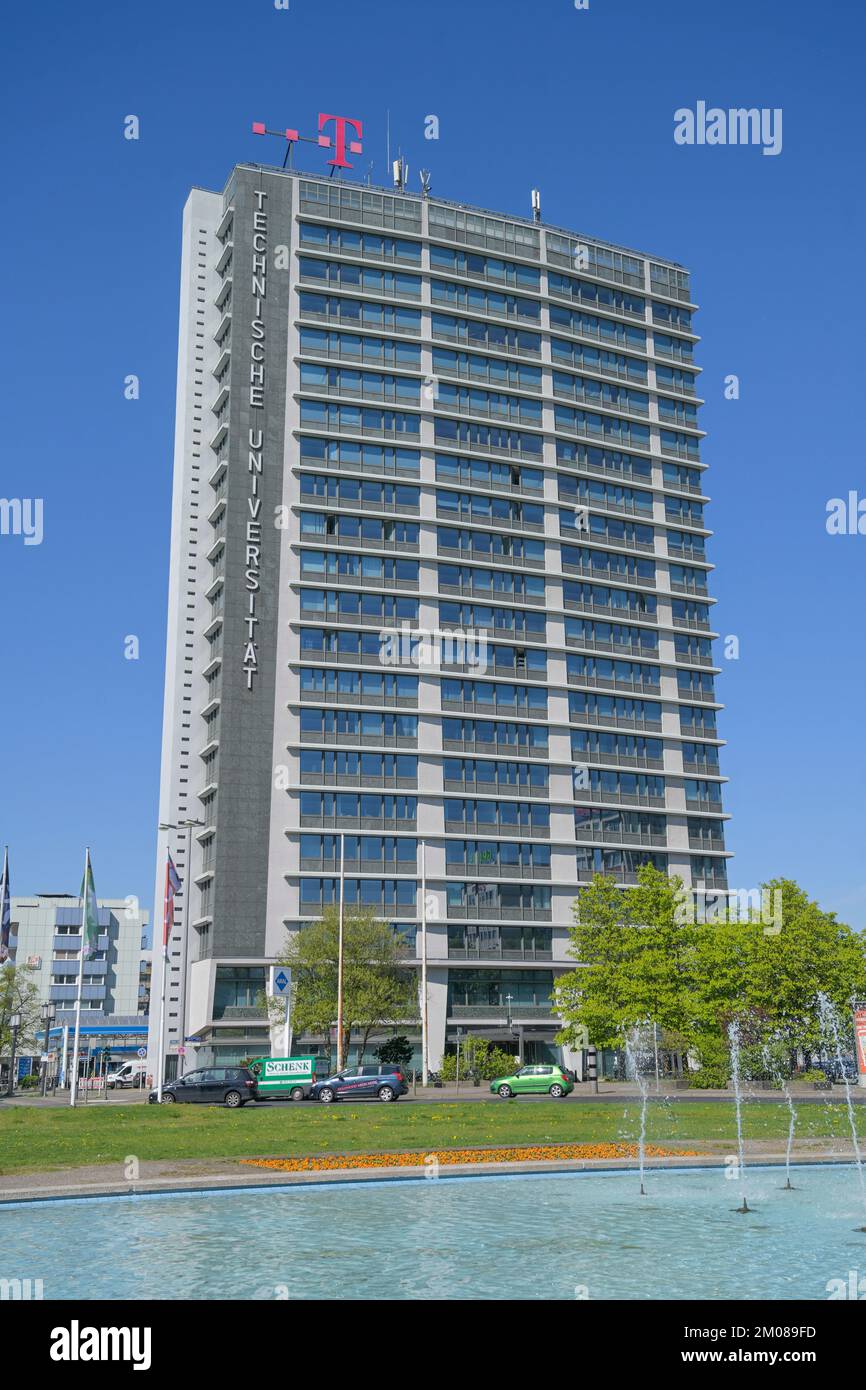 Telefunken-Hochhaus, Ernst-Reuter-Platz, Charlottenburg, Berlin, Deutschland Stockfoto