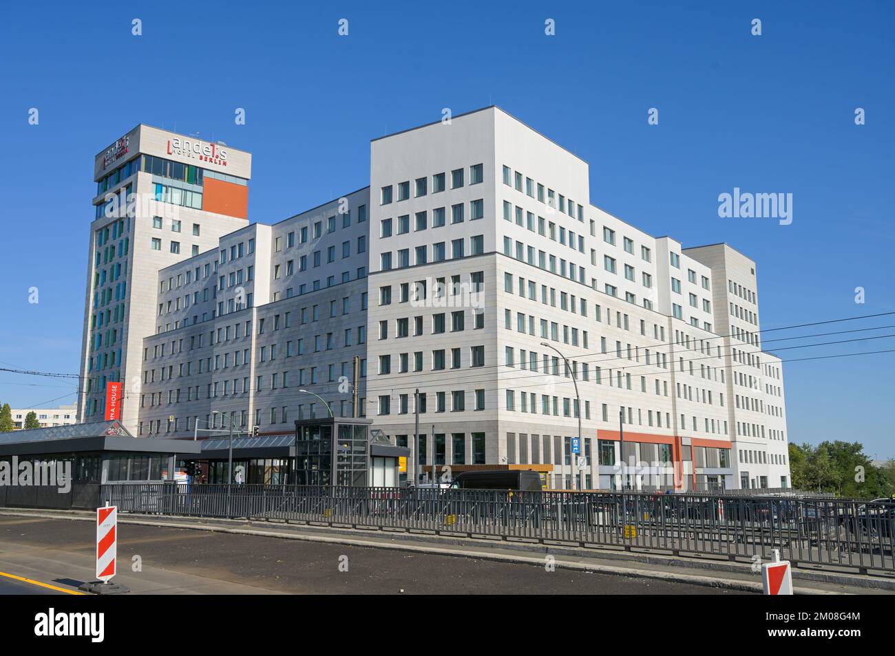 Hotel Vienna House Andel’s , Landsberger Allee, Lichtenberg, Berlin, Deutschland Stockfoto