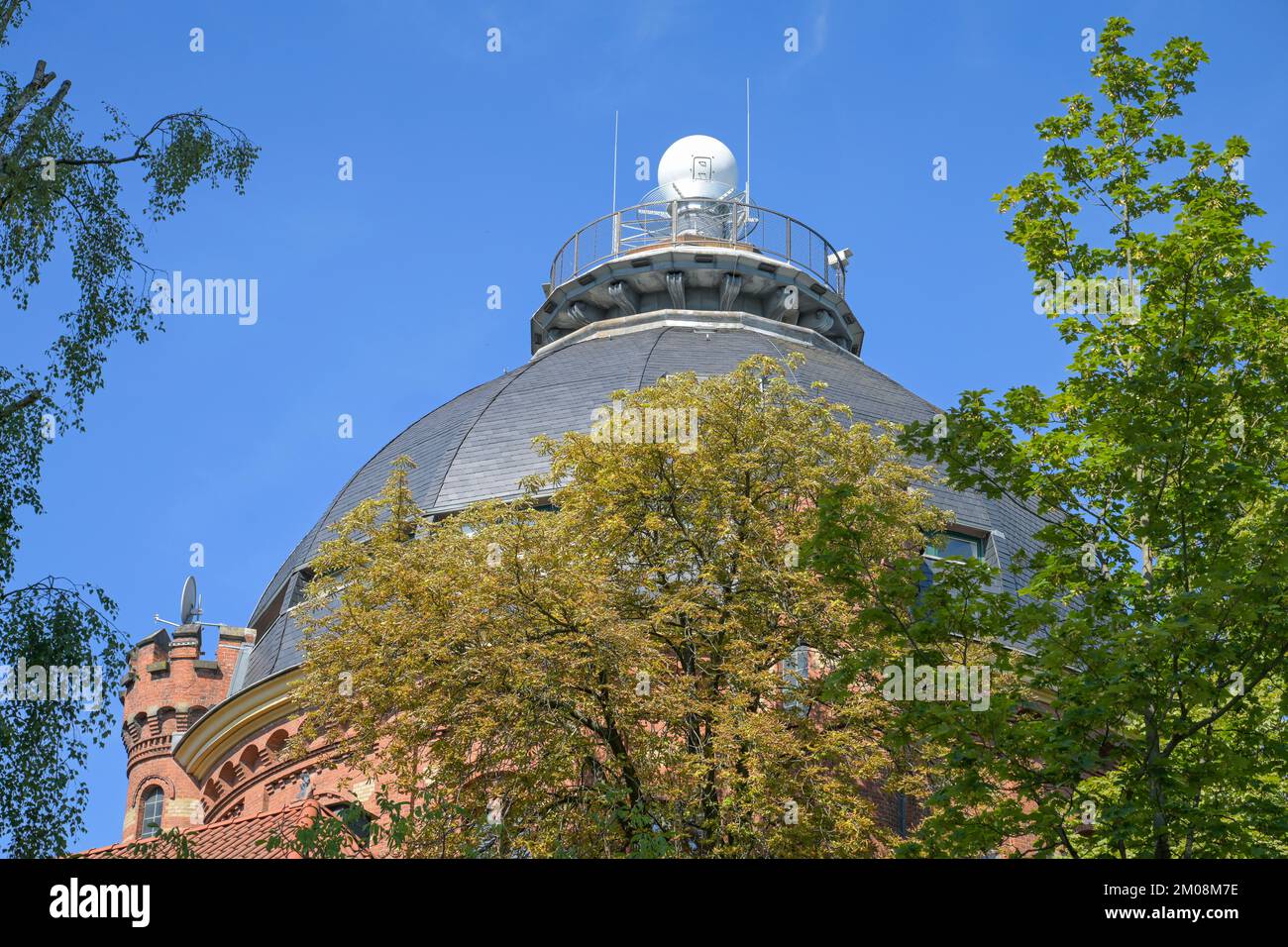 Wasserturm, Wetterwarte, Freie Universität Berlin, Schmidt-Ott-Straße, Dahlem, Steglitz-Zehlendorf, Berlin, Deutschland Stockfoto