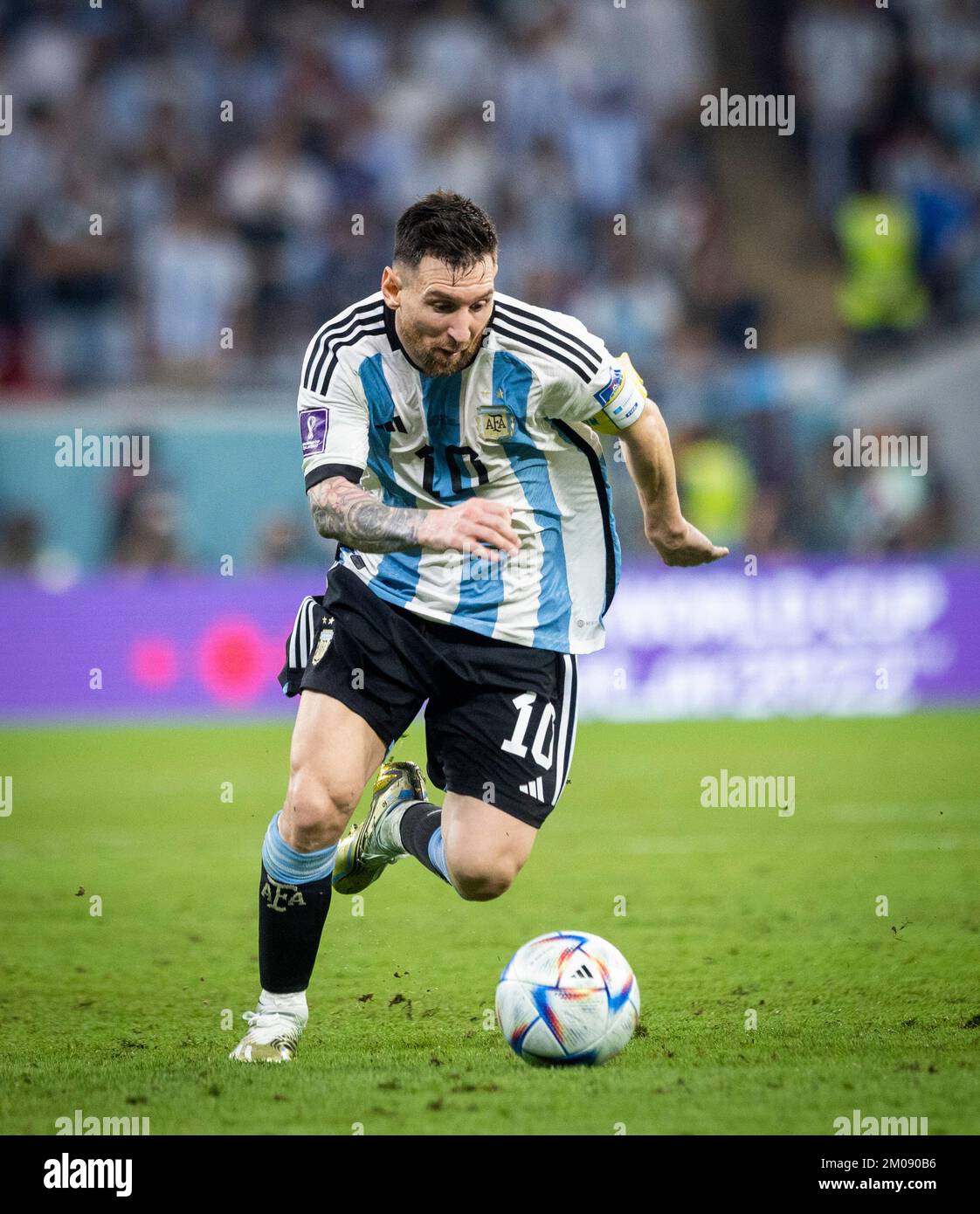 Doha, Katar. 3.. Dezember 2022. Lionel Messi (Arg) Argentinien - Australien Argentinien - Australien Weltmeisterschaft 2022 in Katar 03.12.2022 Kredit: Moritz Mulle Stockfoto