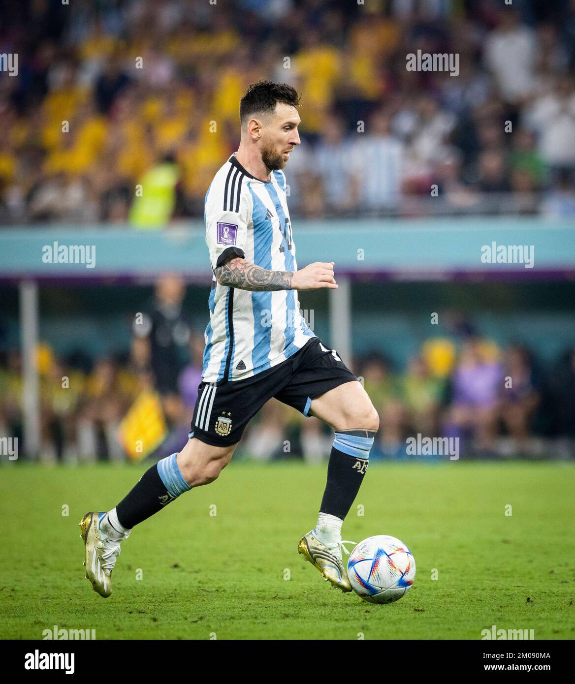 Doha, Katar. 3.. Dezember 2022. Lionel Messi (Arg) Argentinien - Australien Argentinien - Australien Weltmeisterschaft 2022 in Katar 03.12.2022 Kredit: Moritz Mulle Stockfoto