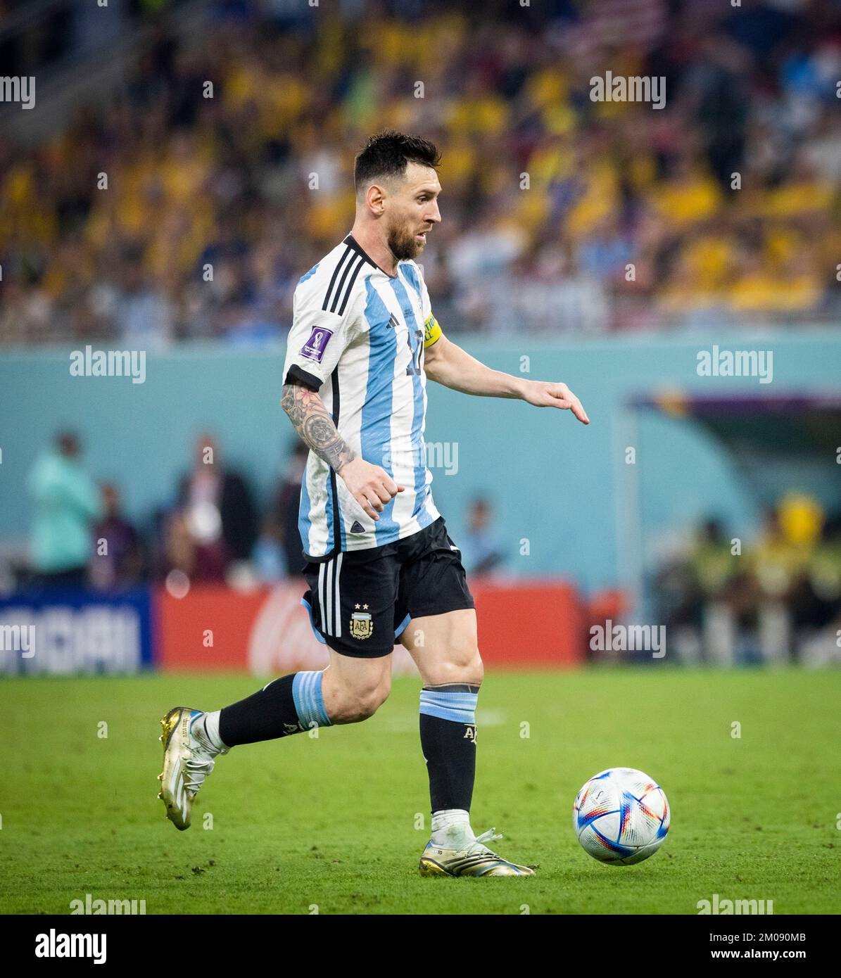 Doha, Katar. 3.. Dezember 2022. Lionel Messi (Arg) Argentinien - Australien Argentinien - Australien Weltmeisterschaft 2022 in Katar 03.12.2022 Kredit: Moritz Mulle Stockfoto