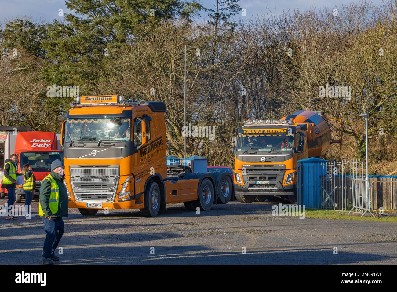 Barryroe Macra Truck and Tractor Run in Aid of Clonakilty Community Hospital and Marymount University Hospital and Hospice, November 2022 Stockfoto