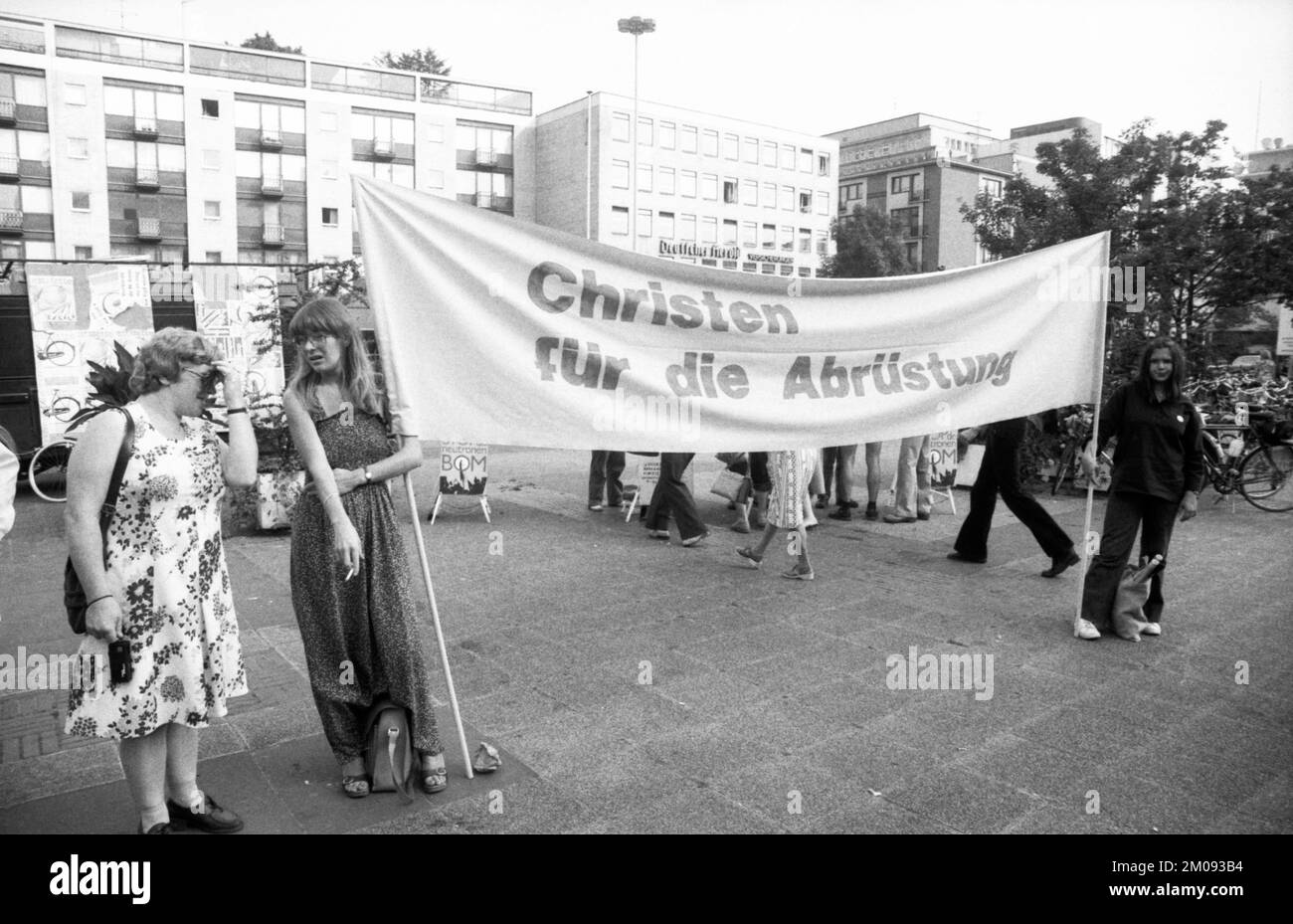 Aktivitäten zum Anti-Krieg-Tag 1979 am 01.09.1979 in Köln, Deutschland, Europa Stockfoto