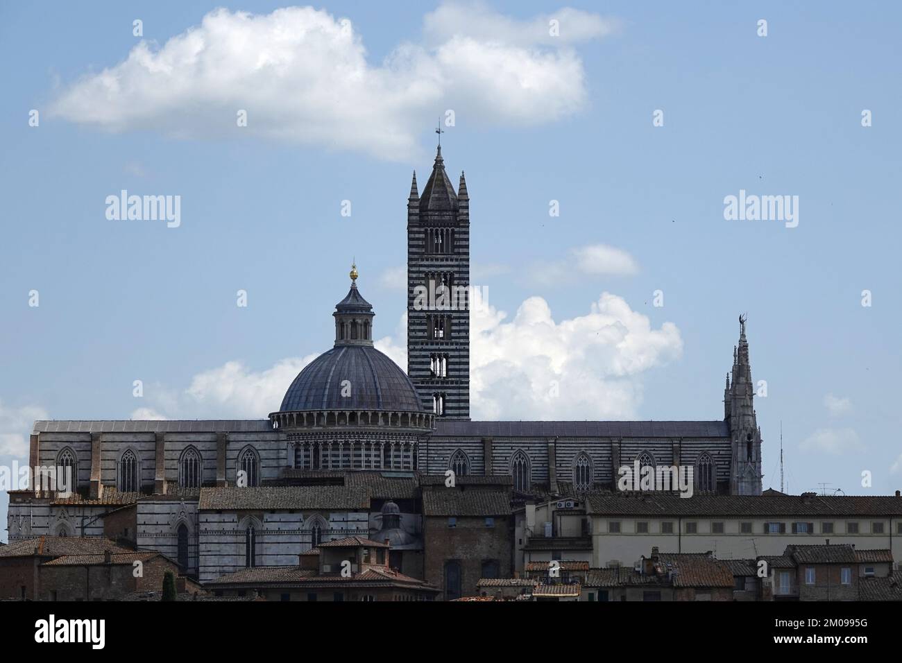 Siena Kathedrale, Duomo di Siena, Metropolitan Kathedrale der Heiligen Maria der Himmelfahrt, Cattedrale Metropolitana di Santa Maria Assunta, Toskana, Stockfoto