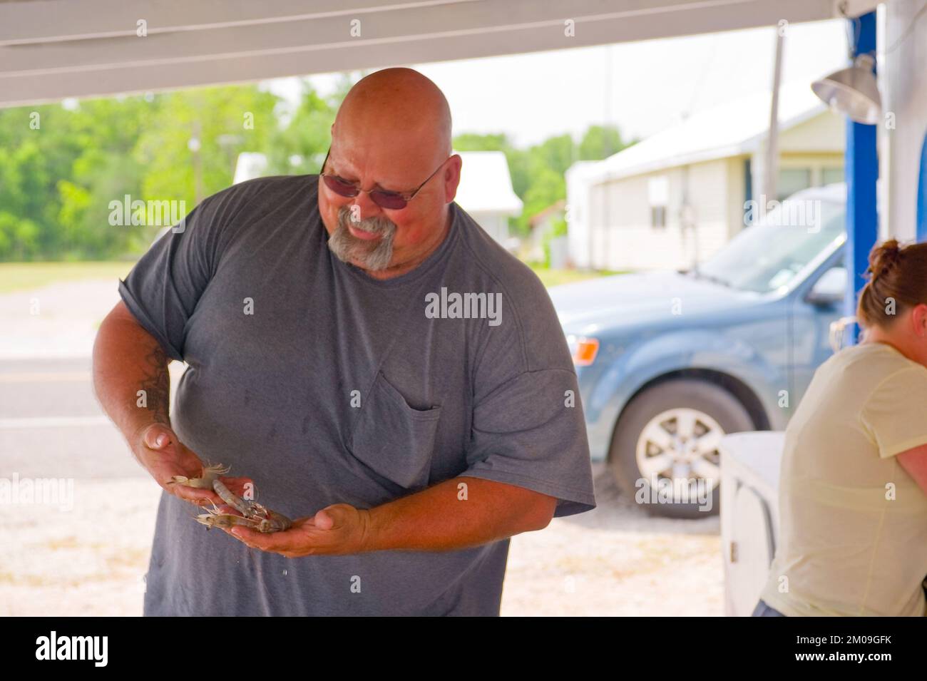 Büro der Verwaltungsrätin (Lisa P. Jackson) - Cocodrie, Louisiana und Oil Disaster Meeting in Dulac, Louisiana (BP-Ölpest) - USEPA-Foto von Eric Vance, Environmental Protection Agency Stockfoto