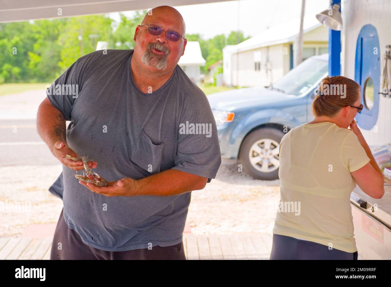 Büro der Verwaltungsrätin (Lisa P. Jackson) - Cocodrie, Louisiana und Oil Disaster Meeting in Dulac, Louisiana (BP-Ölpest) - USEPA-Foto von Eric Vance, Environmental Protection Agency Stockfoto