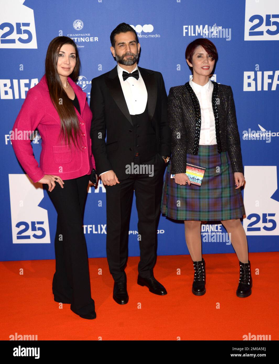 Foto muss gutgeschrieben werden ©Alpha Press 078237 04/12/2022 Hassan Nazer Nadira Murray British Independent Film BIFA Awards 2022 in London Stockfoto