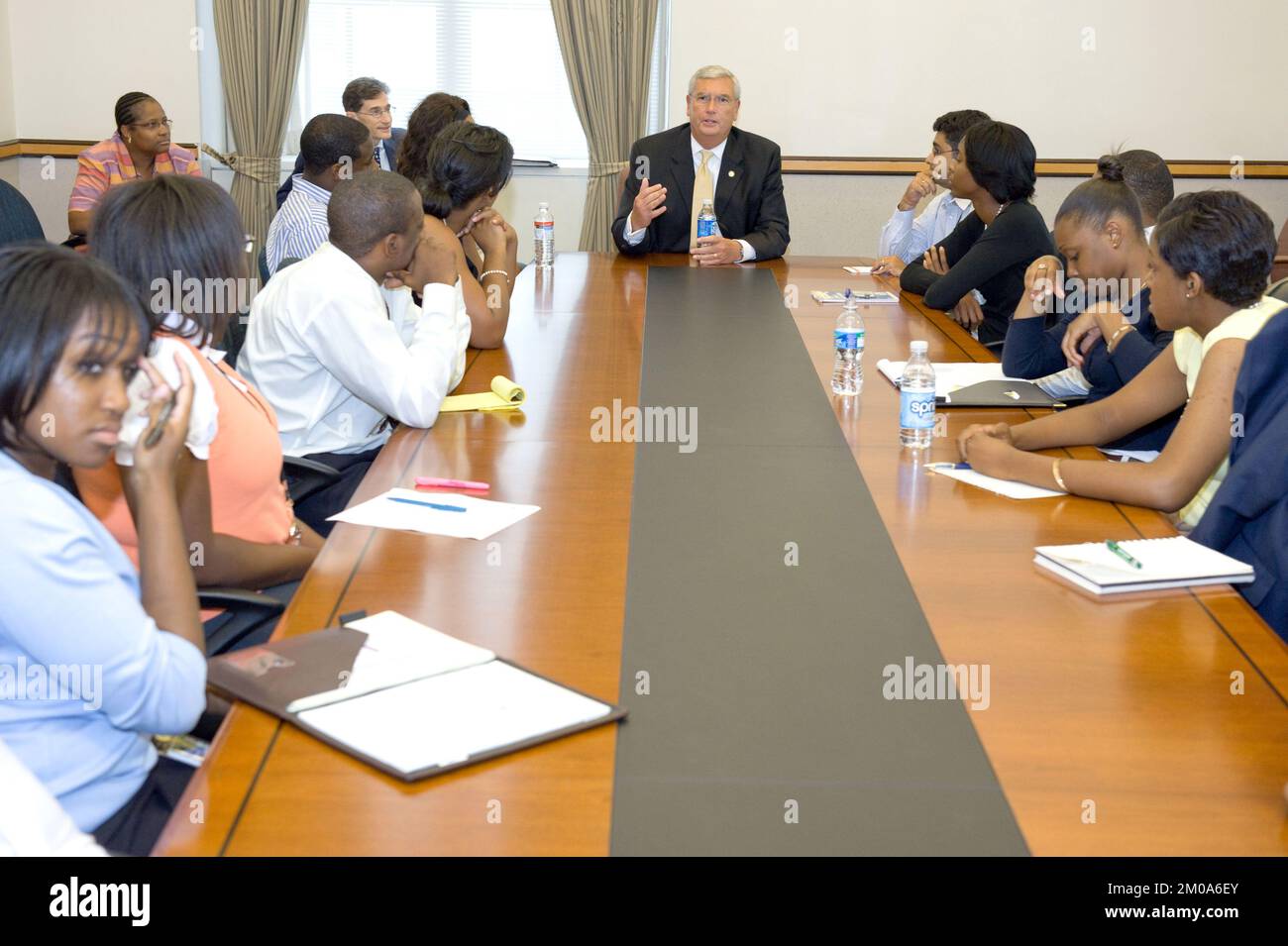 Büro des Verwalters (Stephen L. Johnson) - Howard University, Environmental Protection Agency Stockfoto