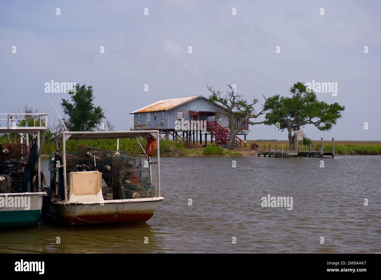 Büro der Verwaltungsrätin (Lisa P. Jackson) - Cocodrie, Louisiana und Oil Disaster Meeting in Dulac, Louisiana (BP-Ölpest) - USEPA-Foto von Eric Vance, Environmental Protection Agency Stockfoto