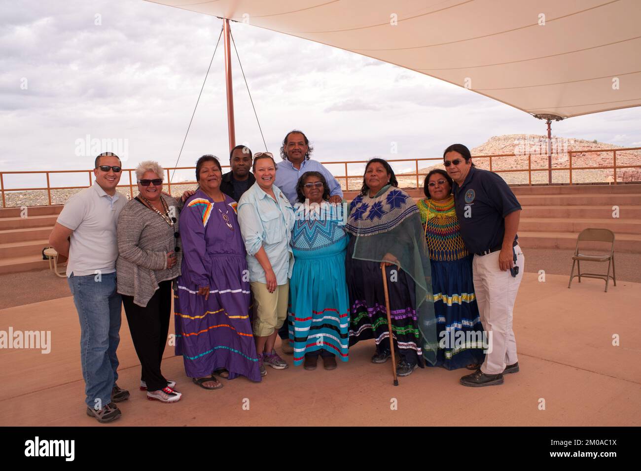 Büro des Administrators - Ureinwohner in Arizona - Bild der Tohono O'odham Nation, Hualapai Stamm, Havasupai Indianerstamm und Havasupai Indianerreservat, Umweltschutzbehörde Stockfoto