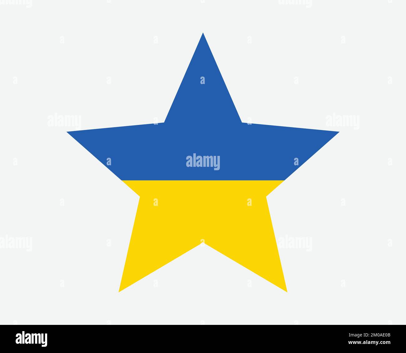 Ukrainische Sternflagge. Ukrainische Sternenflagge. Symbol Für