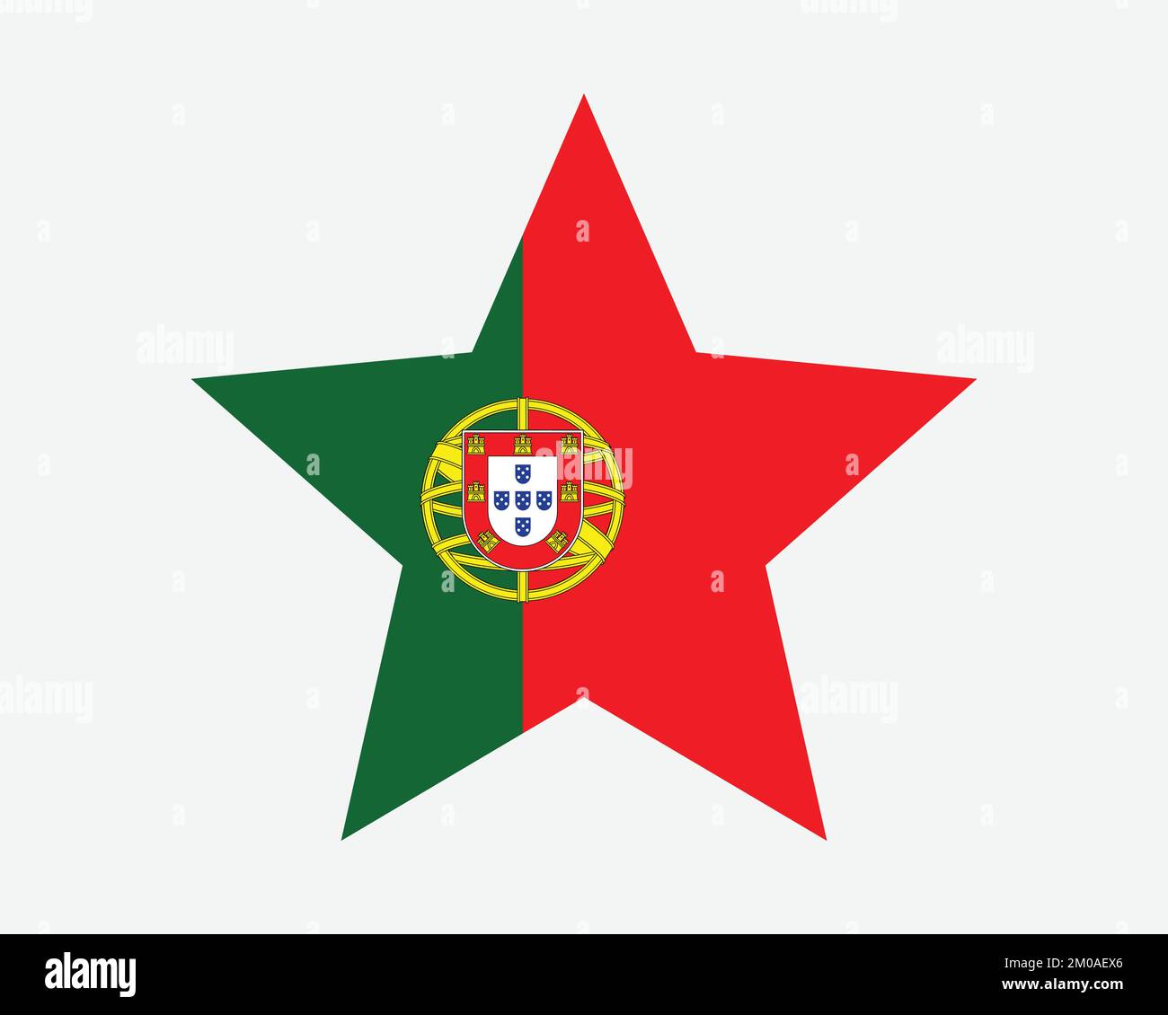 Portugiesische Sternenflagge. Portugiesische Flagge In Sternform ...