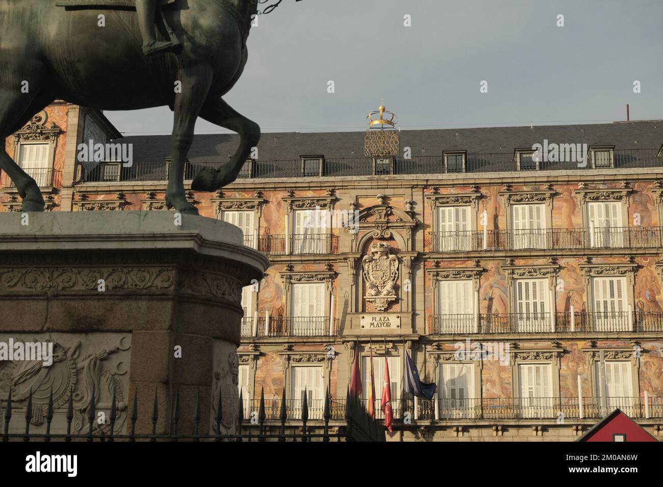 Stadtbild in Madrid Stockfoto