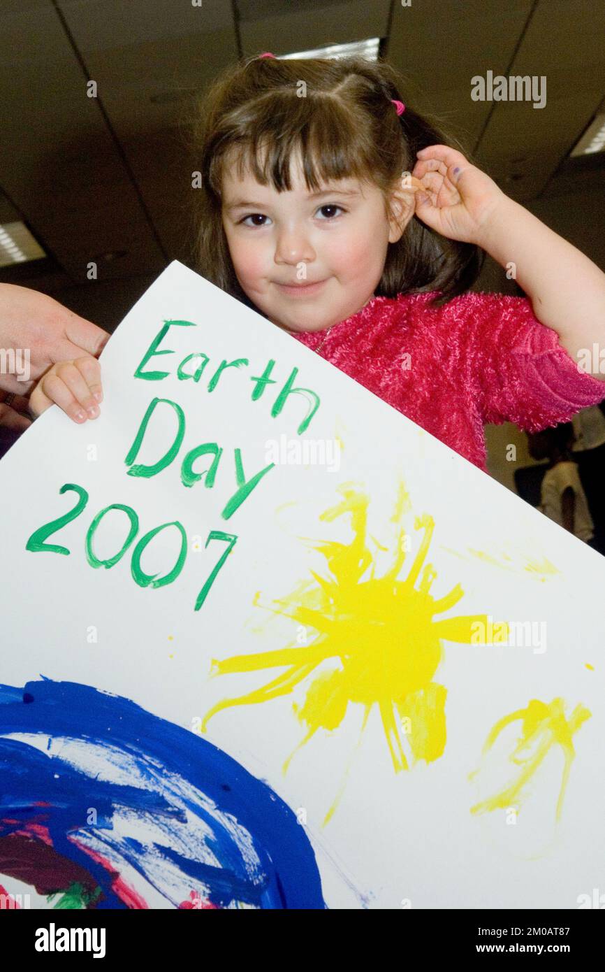 Büro für Feststoffabfälle und Notfallmaßnahmen - Earth Day , Umweltschutzbehörde Stockfoto