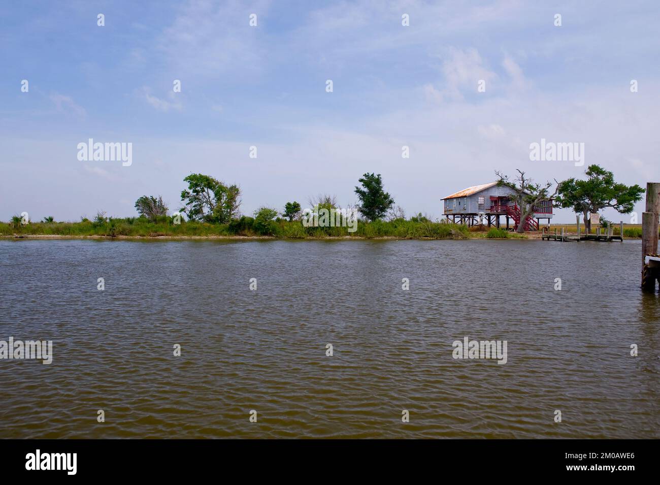 Büro der Verwaltungsrätin (Lisa P. Jackson) - Cocodrie, Louisiana und Oil Disaster Meeting in Dulac, Louisiana (BP-Ölpest) - USEPA-Foto von Eric Vance, Environmental Protection Agency Stockfoto