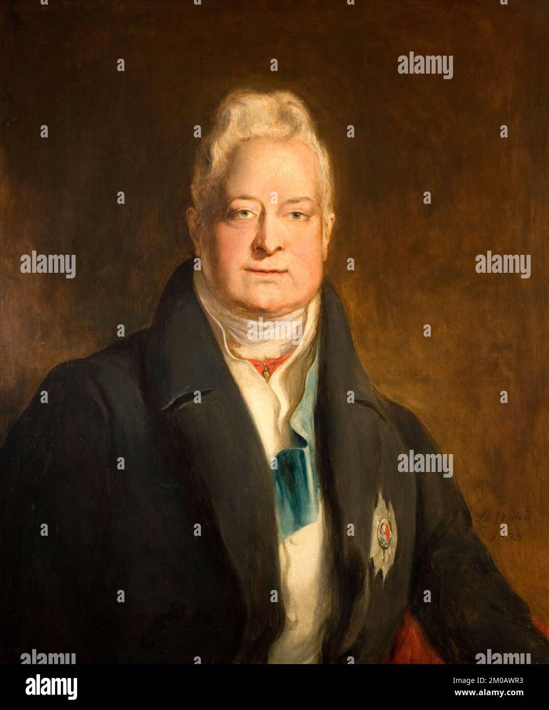 Porträt von König William dem Vierten (1765-1837) 1838 von Sir David Wilkie Stockfoto