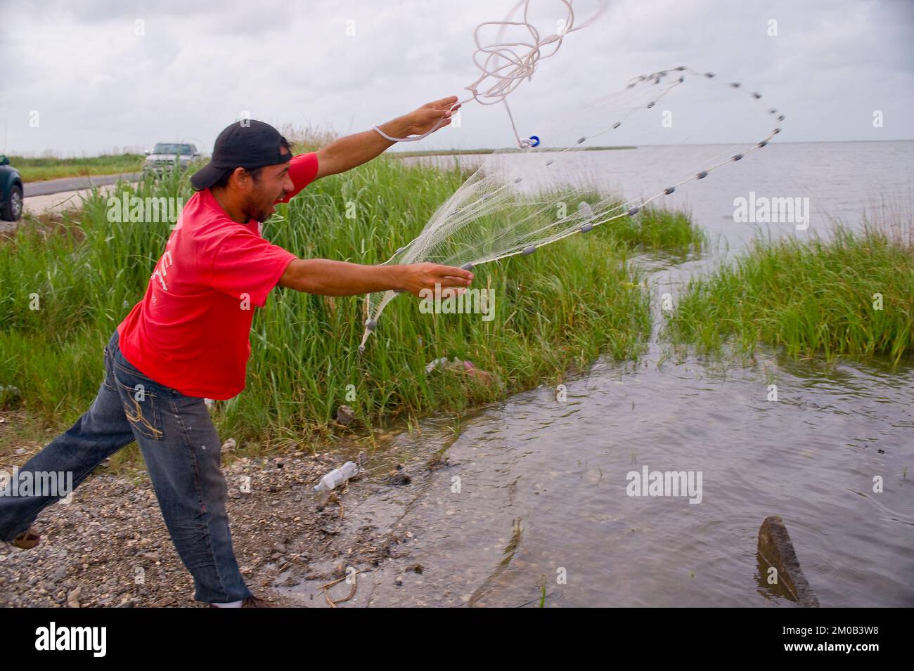 Büro der Verwaltungsrätin (Lisa P. Jackson) - Cocodrie, Louisiana und Oil Disaster Meeting in Dulac, Louisiana (BP-Ölpest) - USEPA-Foto von Eric Vance, Environmental Protection Agency Stockfoto