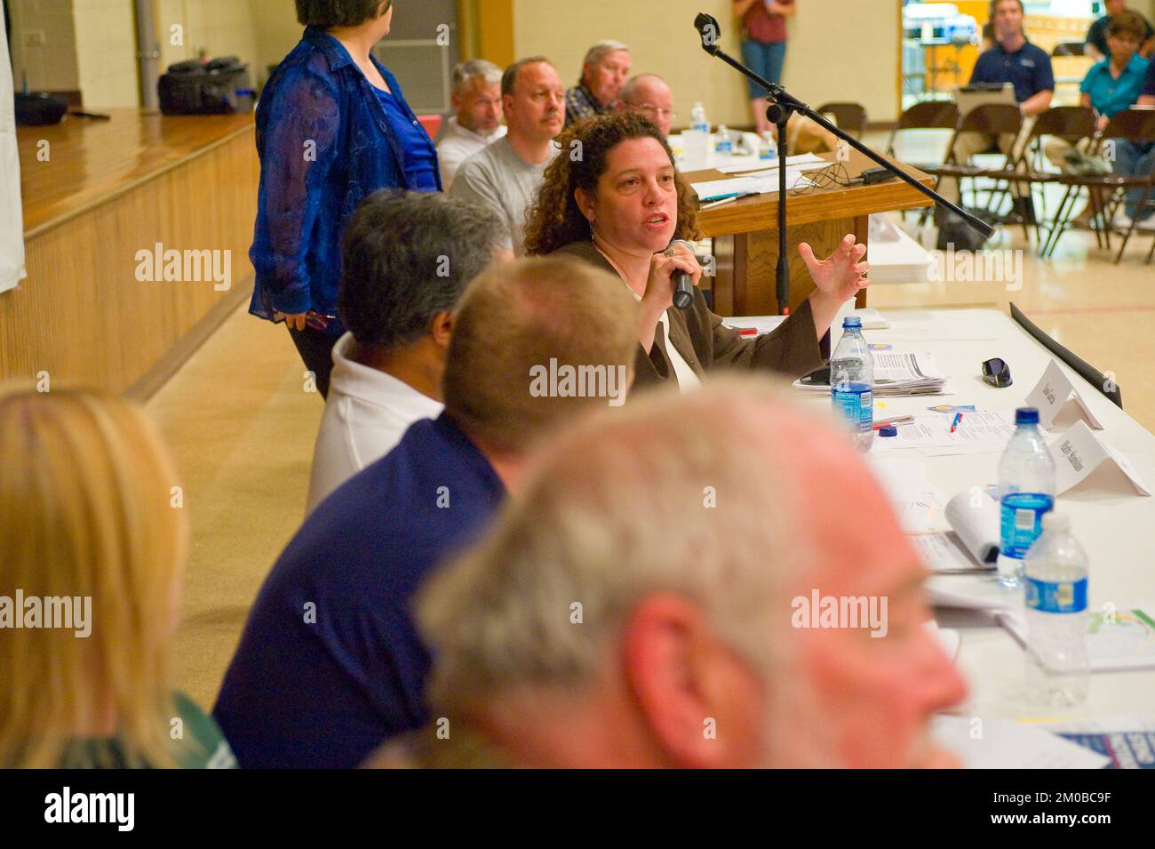 Büro der Verwaltungsrätin (Lisa P. Jackson) - Cocodrie, Louisiana und Oil Disaster Meeting in Dulac, Louisiana (BP-Ölpest) - USEPA-Foto von Eric Vance, Environmental Protection Agency Stockfoto