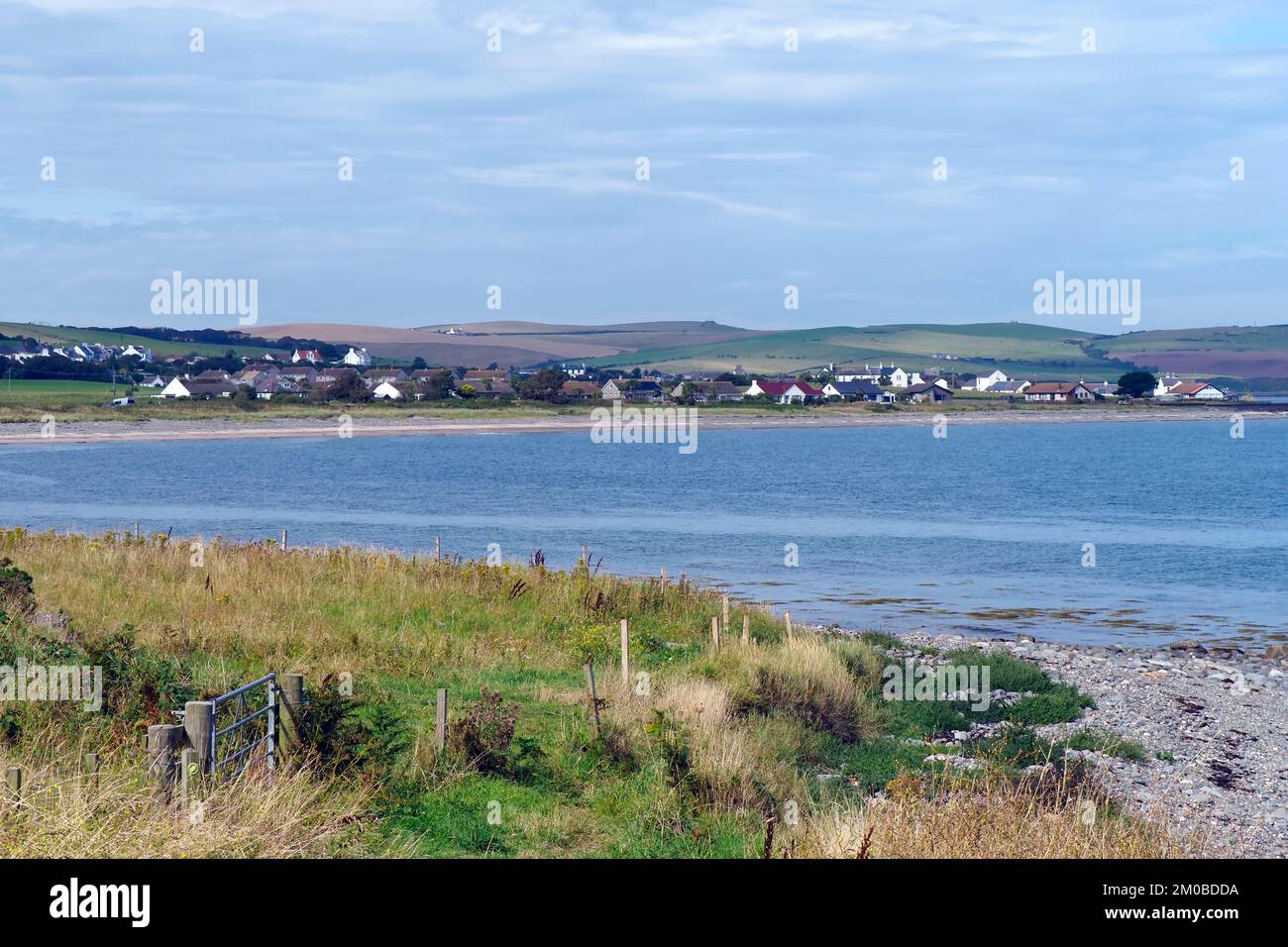 Drummore, das südlichste Dorf in Schottland, am südlichen Ende der Hinnen von Galloway, Schottland, Großbritannien: Stockfoto