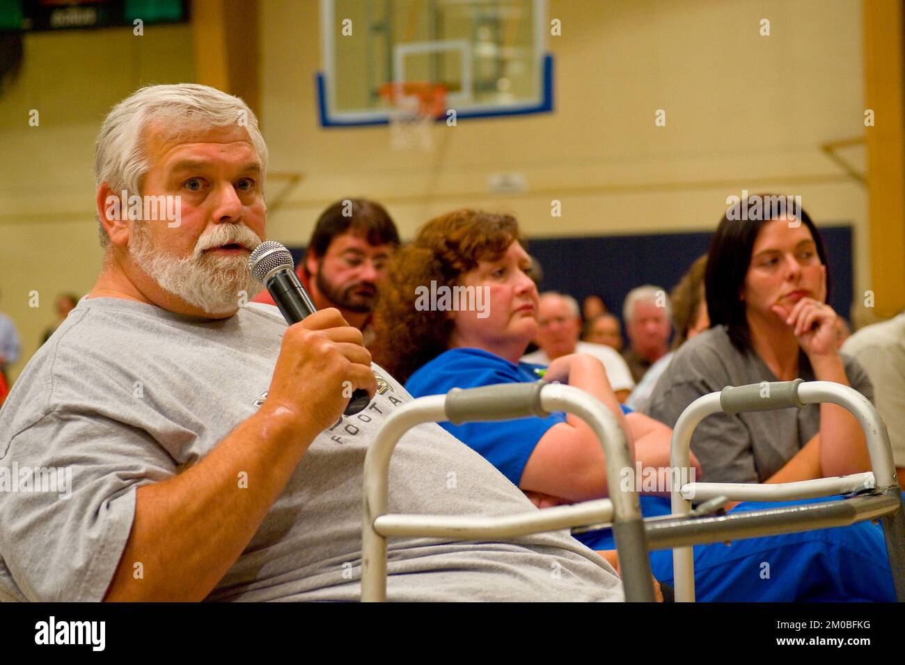 Büro der Verwaltungsrätin (Lisa P. Jackson) - Cocodrie, Louisiana und Oil Disaster Meeting in Dulac, Louisiana (BP-Ölpest) - USEPA-Foto von Eric Vance, Environmental Protection Agency Stockfoto