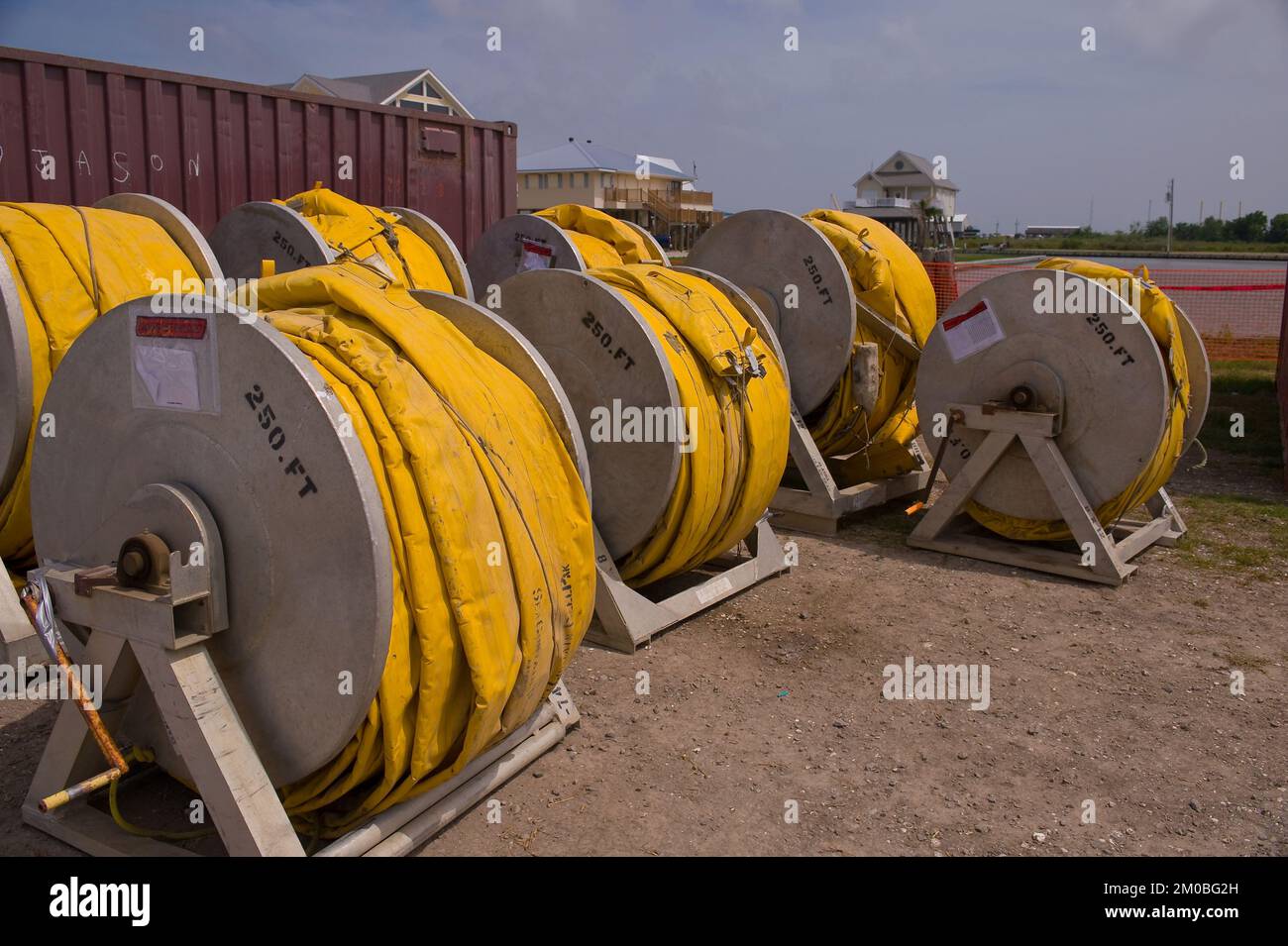 Büro der Verwaltungsrätin (Lisa P. Jackson) - Cocodrie, Louisiana und Oil Disaster Meeting in Dulac, Louisiana (BP-Ölpest) - USEPA-Foto von Eric Vance, Environmental Protection Agency Stockfoto