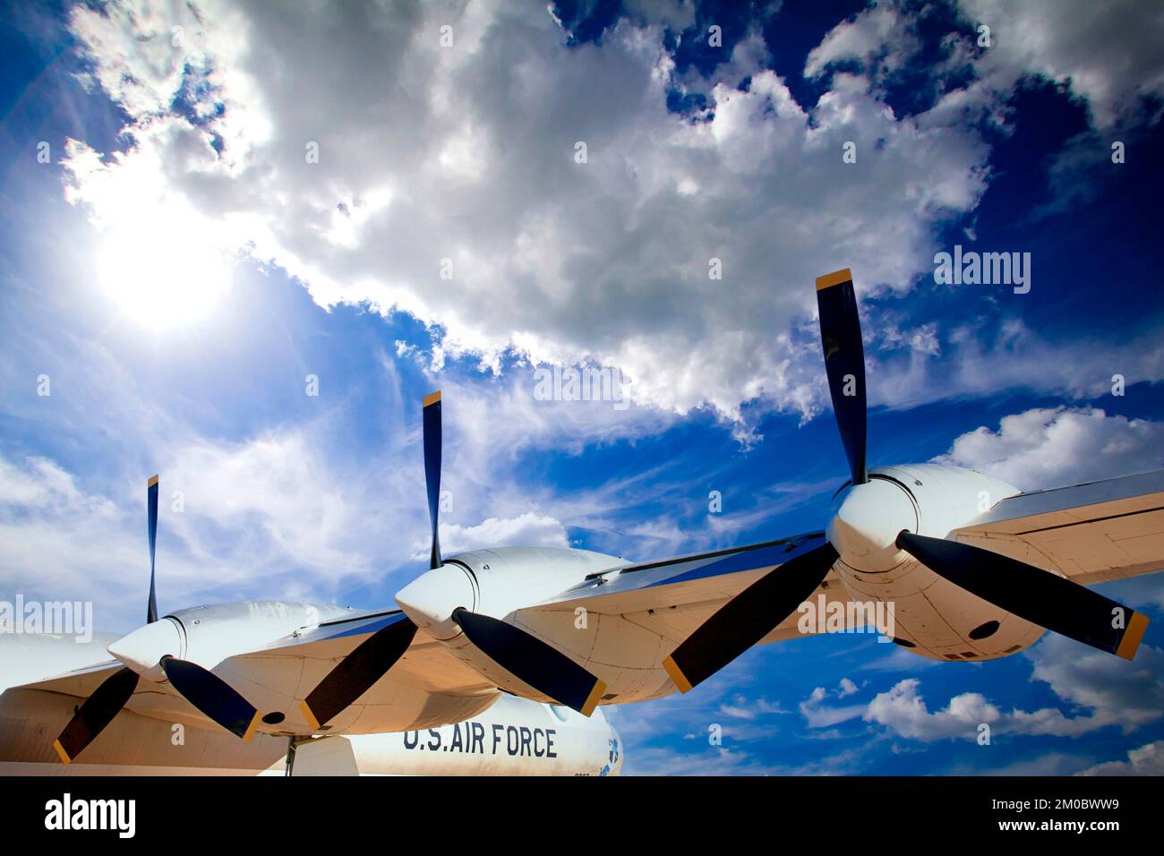 1955 Convair B-36 Peacemaker langfristige strategische Bomber Flugzeug auf Anzeige an den Pima Air & Space Museum in Tucson, AZ Stockfoto