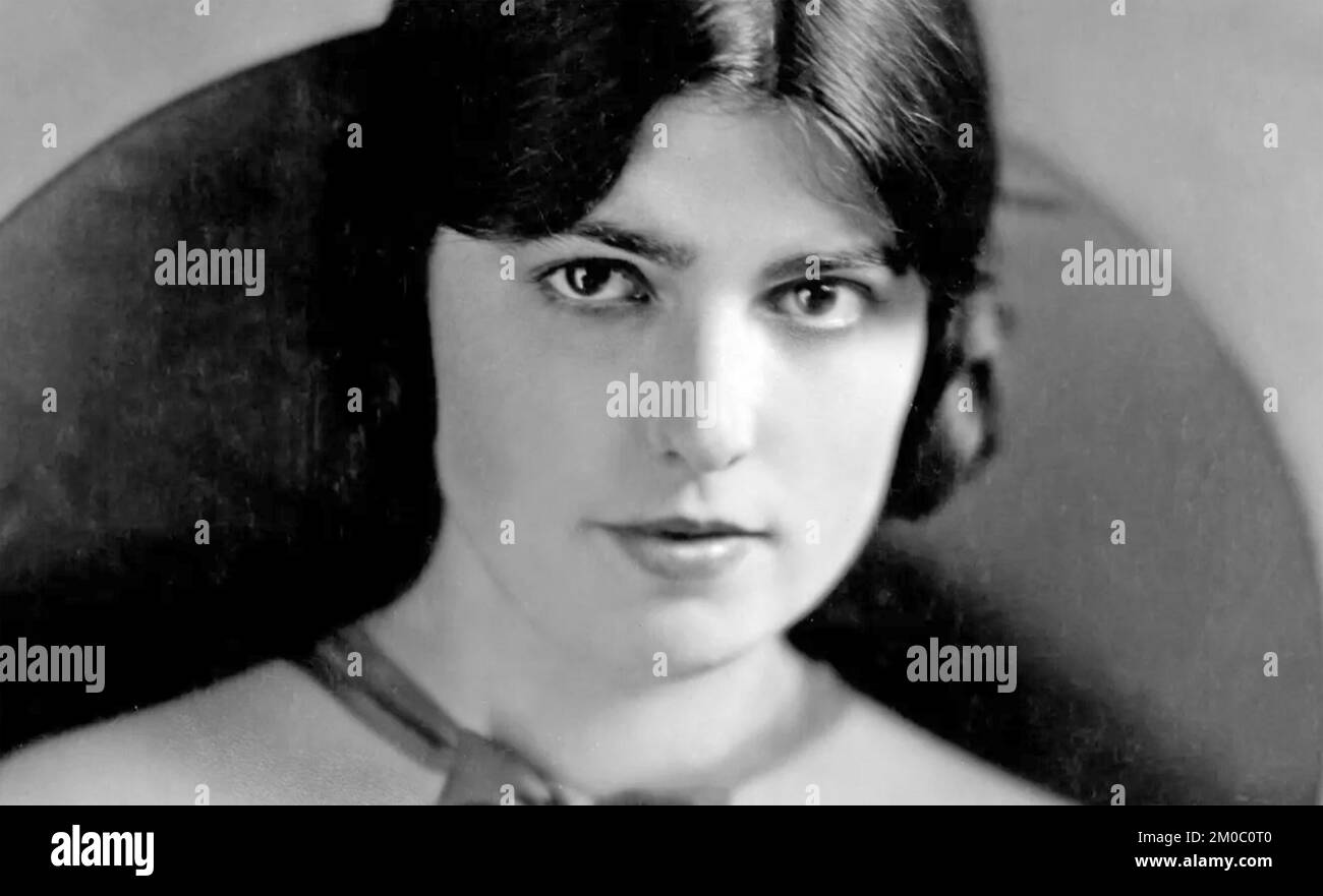 VIRGINIA RAPPE (1891-1921) amerikanische Stummfilmdarstellerin, deren Tod zunächst auf den Fettsack Arbuckle geschuldet wurde Stockfoto