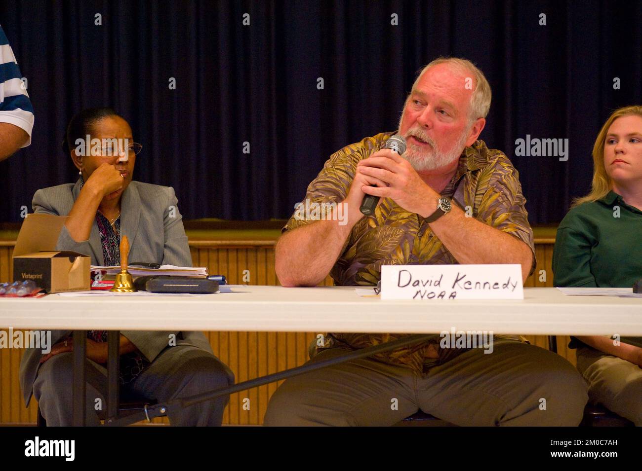 Büro der Verwaltungsrätin (Lisa P. Jackson) - Cocodrie, Louisiana und Oil Disaster Meeting in Dulac, Louisiana (BP-Ölpest) - USEPA-Foto von Eric Vance, Environmental Protection Agency Stockfoto