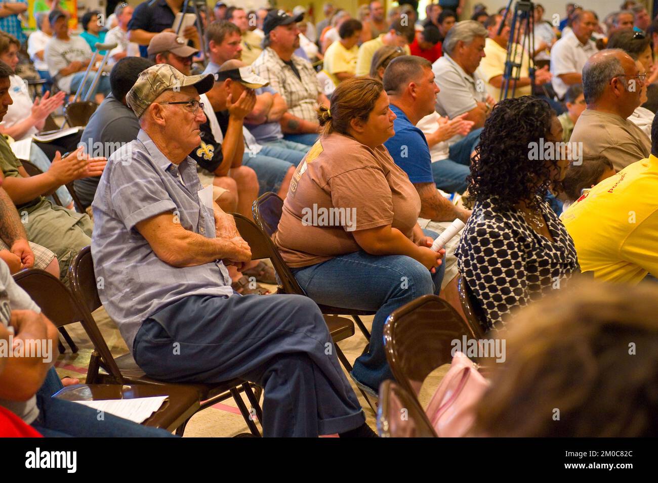 Büro der Verwaltungsrätin (Lisa P. Jackson) - Cocodrie, Louisiana und Oil Disaster Meeting in Dulac, Louisiana (BP-Ölpest) - USEPA-Foto von Eric Vance, Environmental Protection Agency Stockfoto