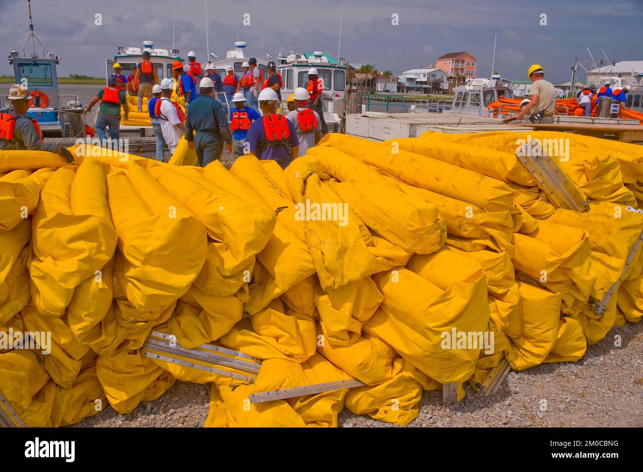 Büro der Verwaltungsrätin (Lisa P. Jackson) - Cocodrie, Louisiana und Oil Disaster Meeting in Dulac, Louisiana (BP-Ölpest) - USEPA-Foto von Eric Vance, Environmental Protection Agency Stockfoto