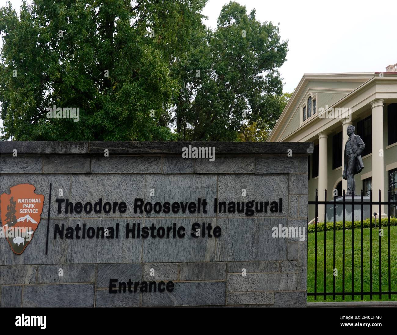 Theodore Roosevelt, erste nationale historische Stätte in Buffalo, New York Stockfoto