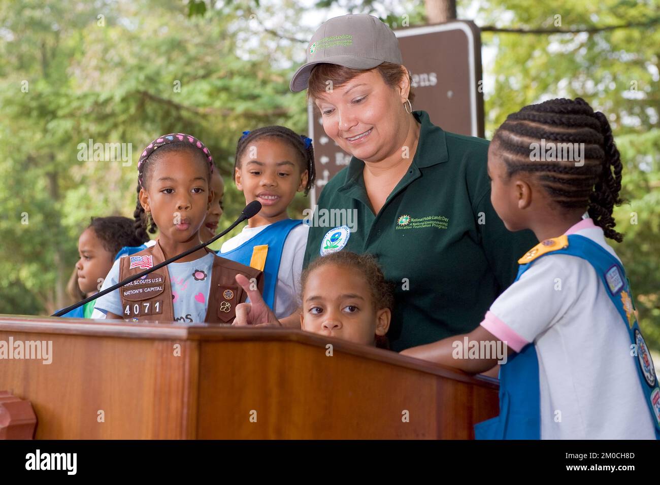 Büro der Verwaltungsrätin (Lisa P. Jackson) - Kenilworth Aquatic Gardens, National Public Lands Day, Environmental Protection Agency Stockfoto