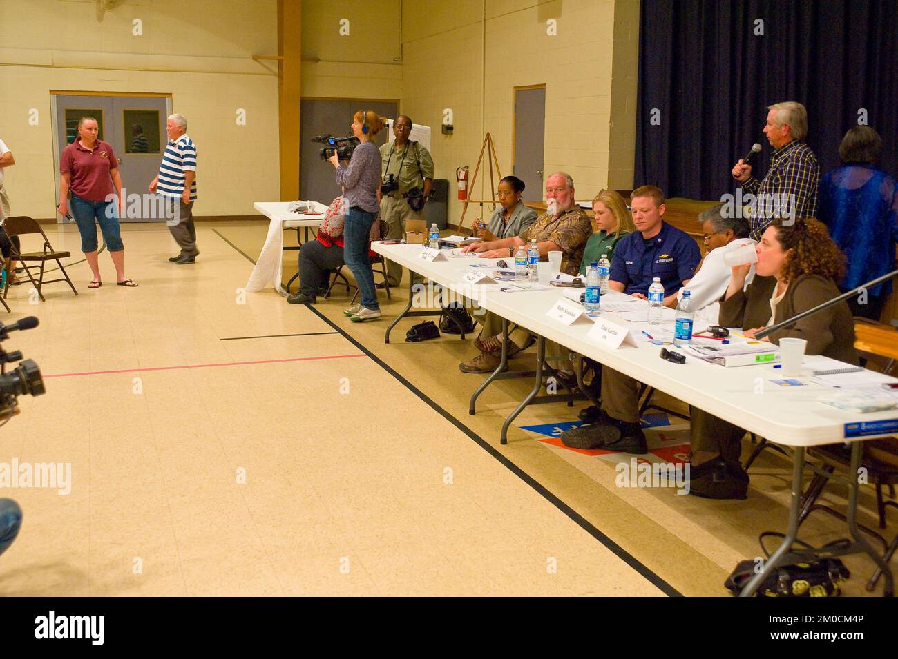 Büro der Verwaltungsrätin (Lisa P. Jackson) - Cocodrie, Louisiana und Oil Disaster Meeting in Dulac, Louisiana (BP-Ölpest) - USEPA-Foto von Eric Vance, Environmental Protection Agency Stockfoto