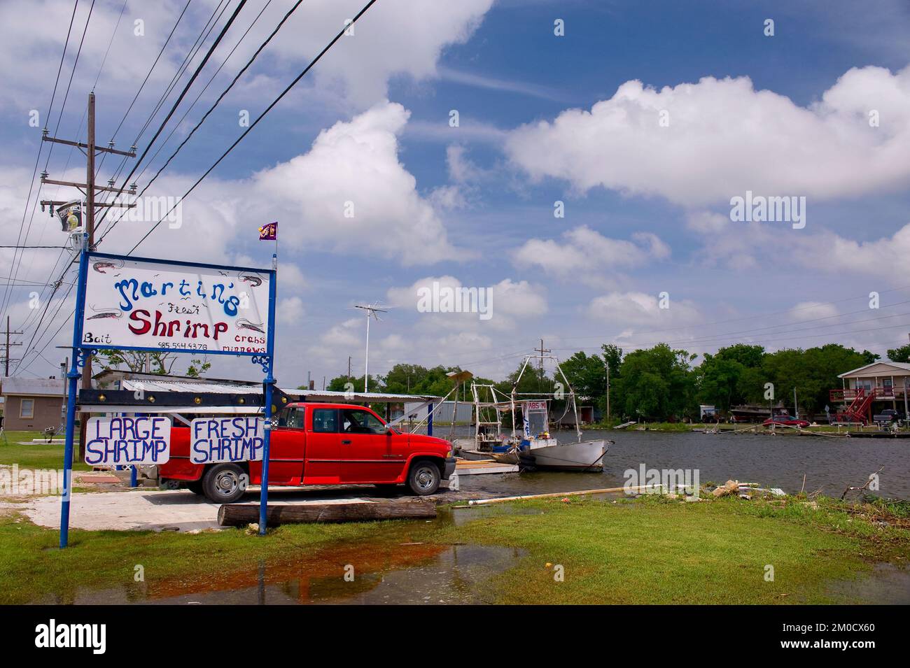 Büro der Verwaltungsrätin (Lisa P. Jackson) - Cocodrie, Louisiana und Oil Disaster Meeting in Dulac, Louisiana (BP-Ölpest) - USEPA-Foto von Eric Vance, Environmental Protection Agency Stockfoto